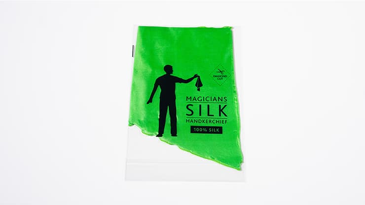 PRO SILK DIAMOND CUT GREEN 36" by Murphy's Magic - magic trick