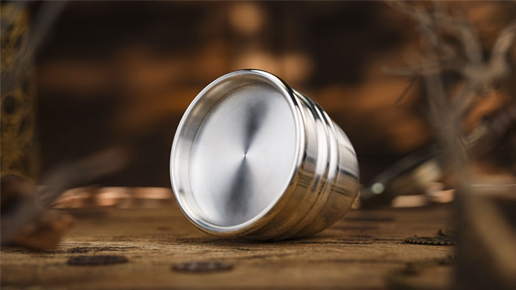 Aluminum Alloy Cups and Balls Matching Solid Cup by TCC Magic - magic trick