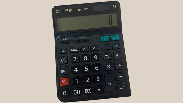 Electricks Quantum Calculator (Black) - magic trick