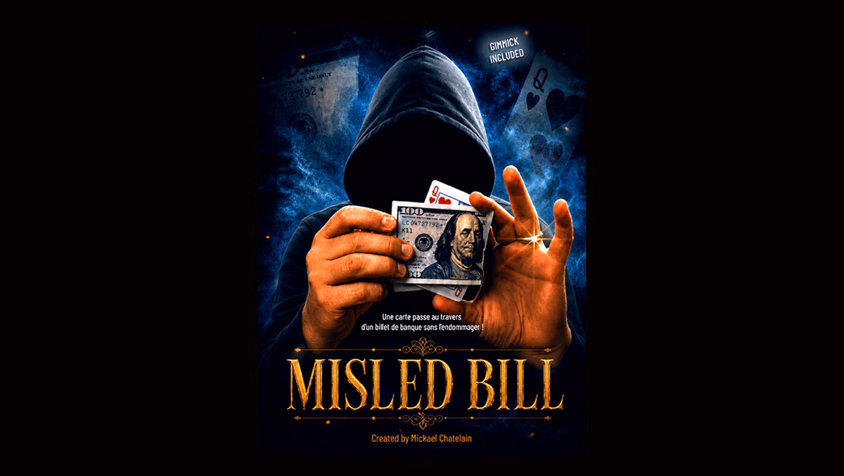 Misled Bill (Red) by Mickael Chatelain magic trick