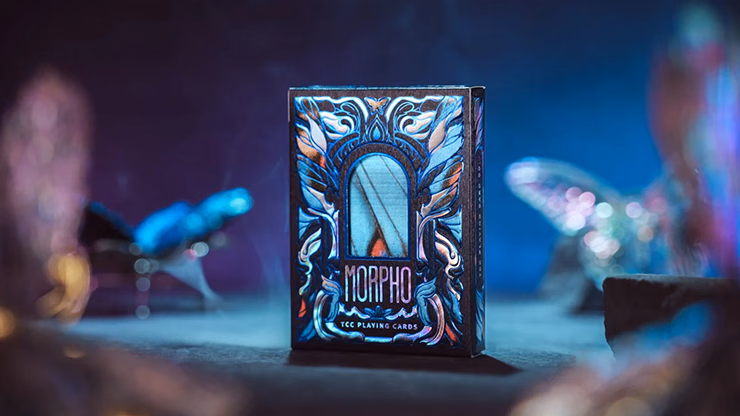 Morpho V2 (Sapphire / Blue) Playing Cards by TCC Fashion - magic trick
