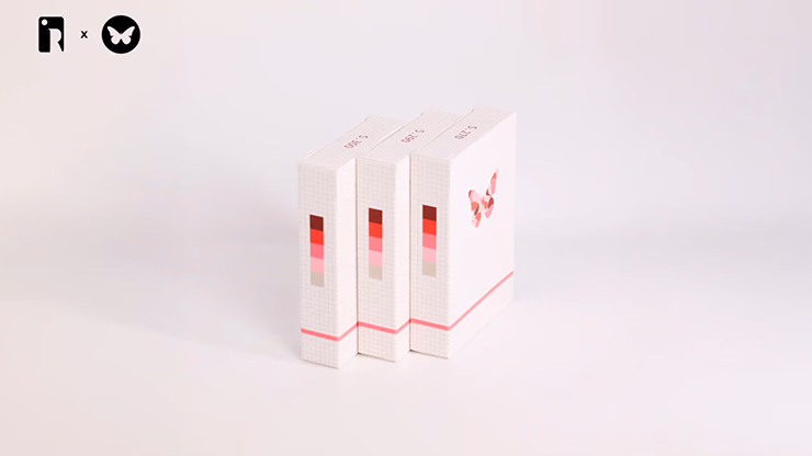 Room One X Butterfly Present Butterfly Try All Playing Cards (300G) - magic trick