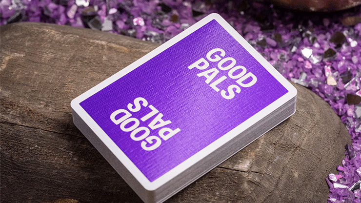 Good Pals Purple Foil Logo Playing Cards magic trick
