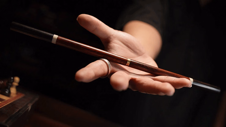 New Folding Wand by TCC Presents (Faux Ivory) magic trick