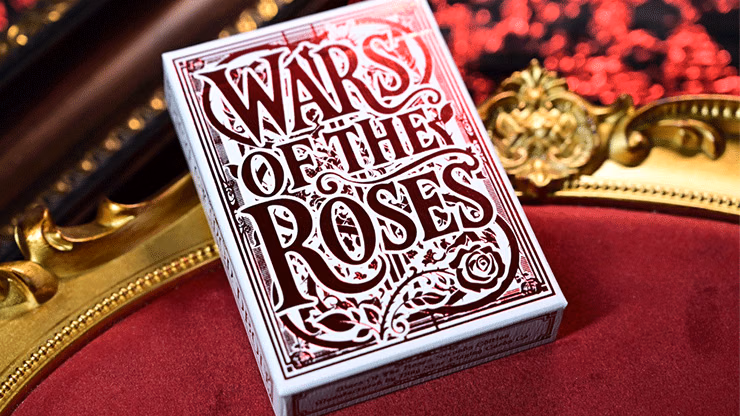 Wars of the Roses (2nd Edition Red Tuck- Gilded ) Playing Cards magic trick