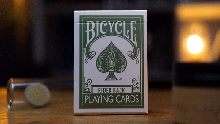 Bicycle Metallic Emerald Playing Cards magic trick