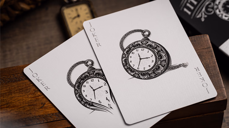 11th Hour (Gilded Silver Standard Edition) Playing Cards - magic trick