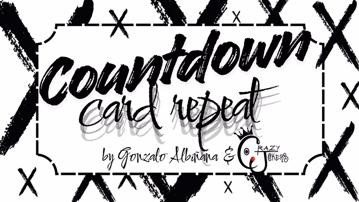Countdown Repeat by Gonzalo Albiñana & CrazyJokers (Parlor/Stage Size) magic trick