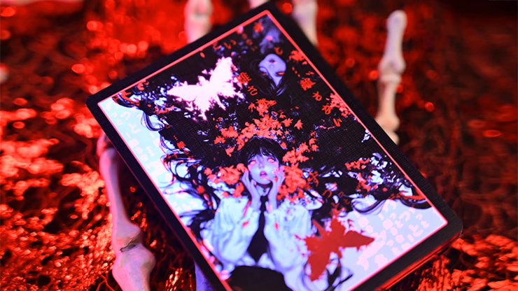 Crimson Maple Playing Cards by Evokad - magic trick