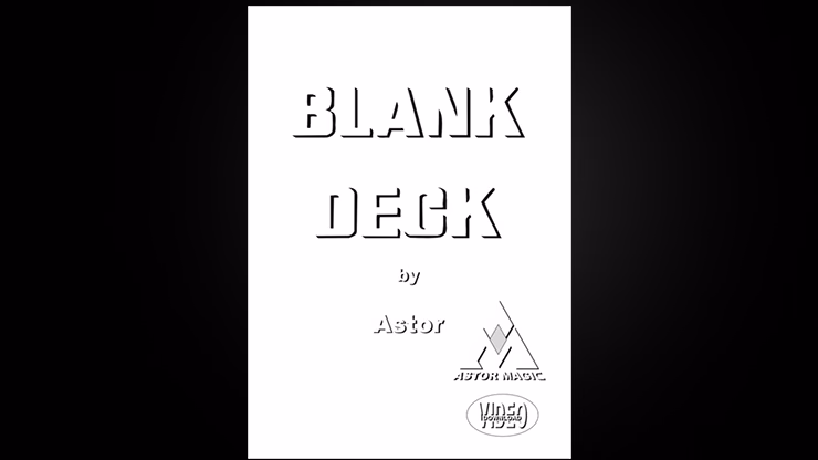 Blank Deck by Astor - magic trick