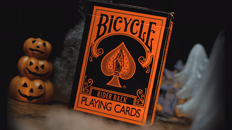 Bicycle Reverse (Orange) Playing Cards magic trick