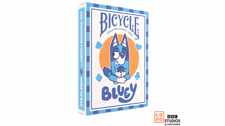 Bicycle Bluey Playing Cards by US Playing Cards - magic trick