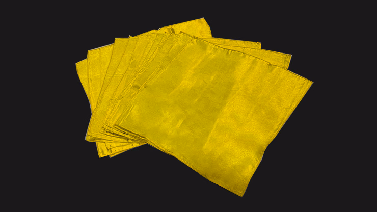 Silk 12 inch 12 pk (Yellow) Magic by Gosh magic trick