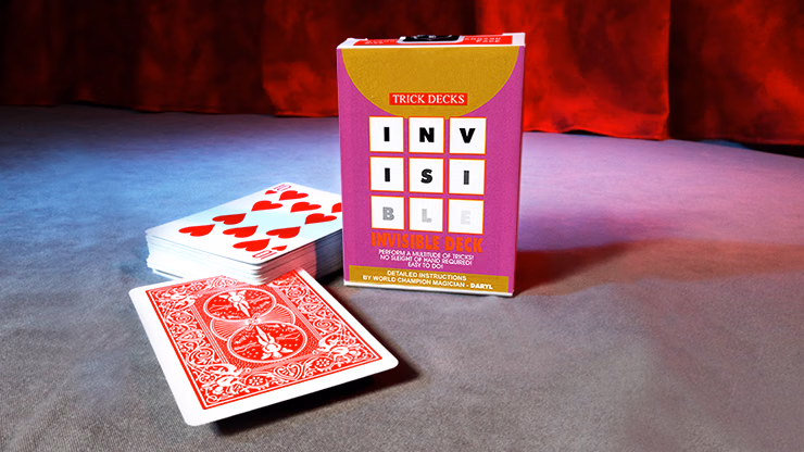 Invisible Deck Bicycle (Red)