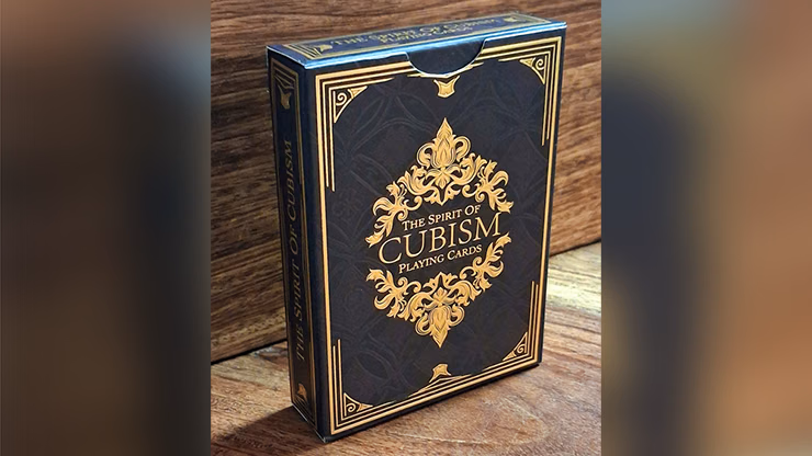 The Spirit of Cubism (Dark Black) Playing Cards magic trick
