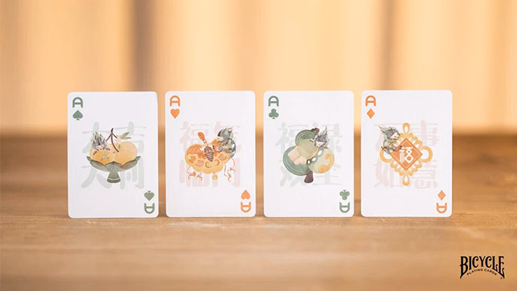 Bicycle Mascot (White Marsh) Playing Cards - magic trick