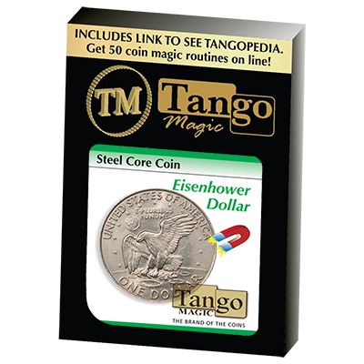 Steel Core Coin Eisenhower US Dollar (D0028) by Tango -Trick