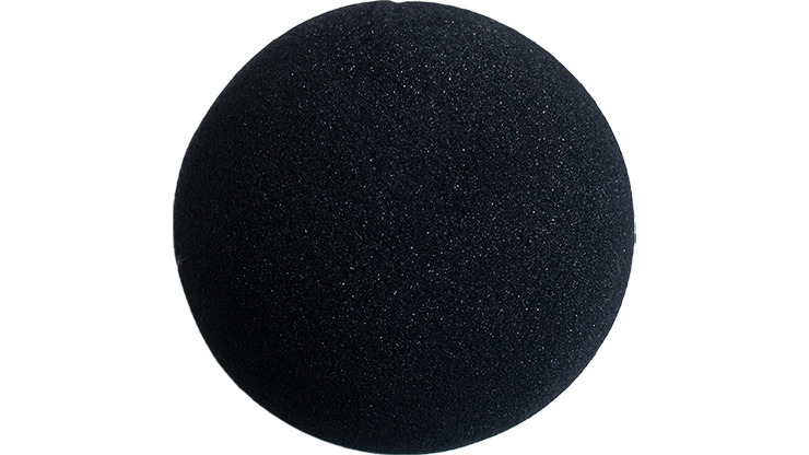 4 inch Regular Sponge Ball (Black) from Magic by Gosh (1 Each)