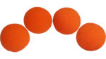 2 inch Regular Sponge Ball (Orange) Pack of 4 from Magic by Gosh