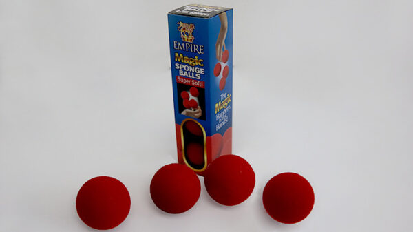 2 inch Sponge Ball (Red) 4 pack by Loftus