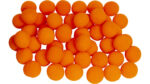 1.5 inch Super Soft Sponge Balls (Orange) Bag of 50 from Magic By Gosh