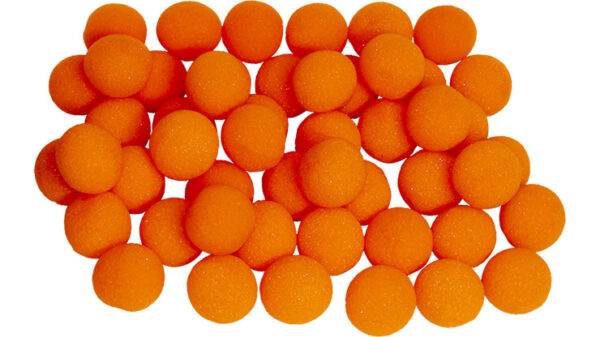 1.5 inch Super Soft Sponge Balls (Orange) Bag of 50 from Magic By Gosh