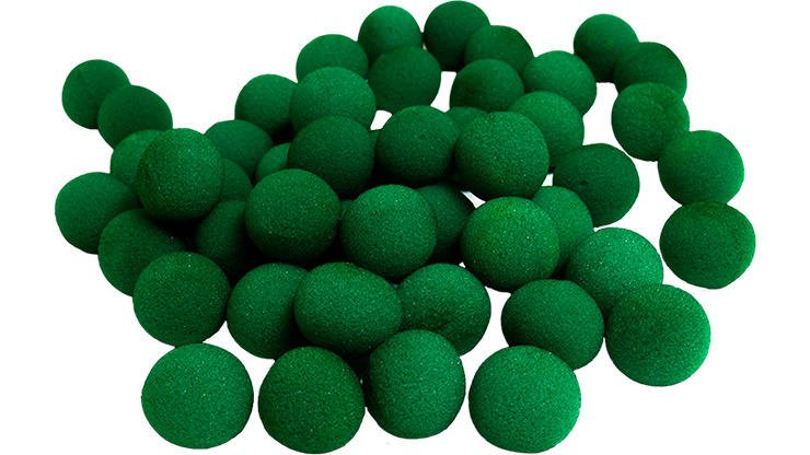 1.5 inch Super Soft Sponge Balls (Green) Bag of 50 from Magic By Gosh