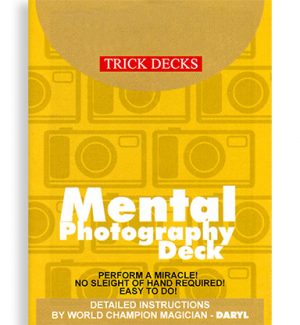 Mental Photo Deck Bicycle (Red)