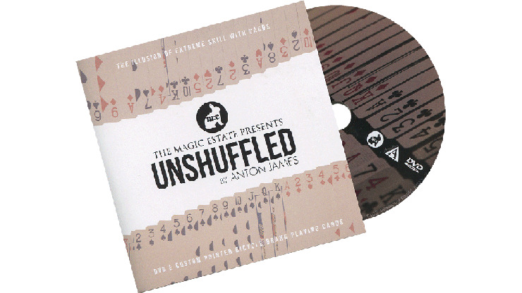 Unshuffled (DVD & Gimmicks) by Anton James Presented by The Magic Estate