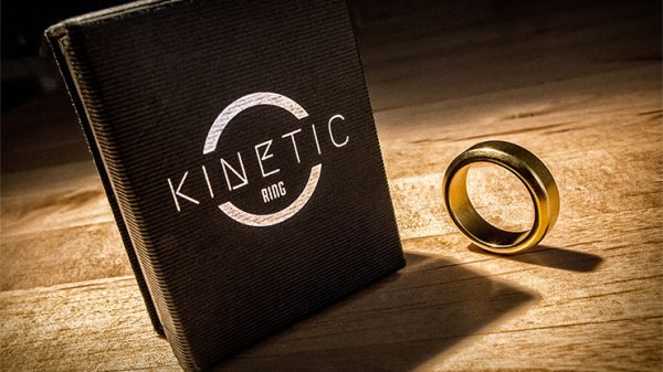 Kinetic PK Ring (Gold) Beveled size 9 by Jim Trainer