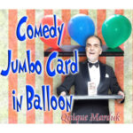 Comedy Card In Balloon by Quique Marduk