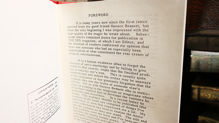 Horace Bennett's Prize Winning Magic (Limited/Out of Print) edited by Hugh Miller - Book - Image 4