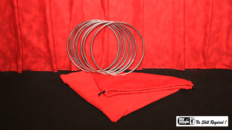 8" Linking Rings SS (7 Rings) by Mr. Magic