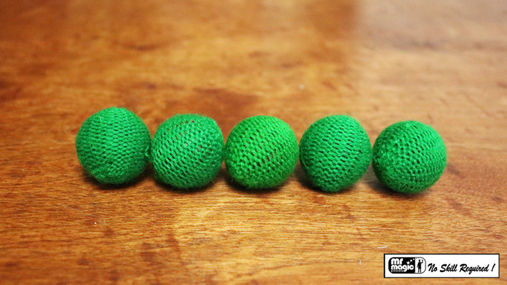Crochet 5 Ball combo Set (1"/Green) by Mr. Magic