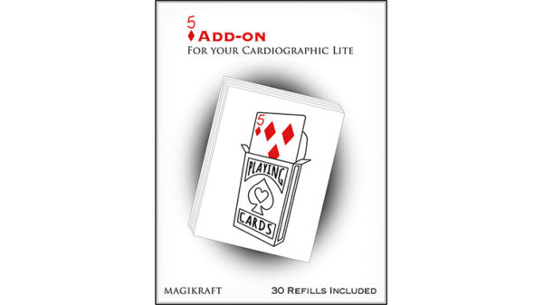 Cardiographic Lite RED CARD 5 of Diamonds Add-On by Martin Lewis