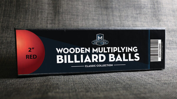 Wooden Billiard Balls (2" Red) by Classic Collections