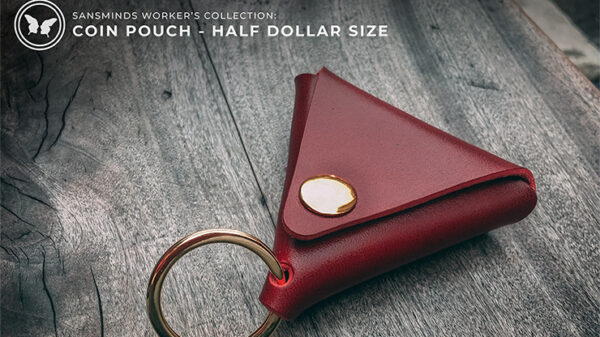 Limited Edition SansMinds Worker's Collection: Coin Pouch Red (Half Dollar Size)