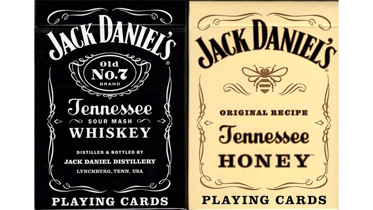 Jack Daniel's Black/Honey Set Playing Cards by USPCC