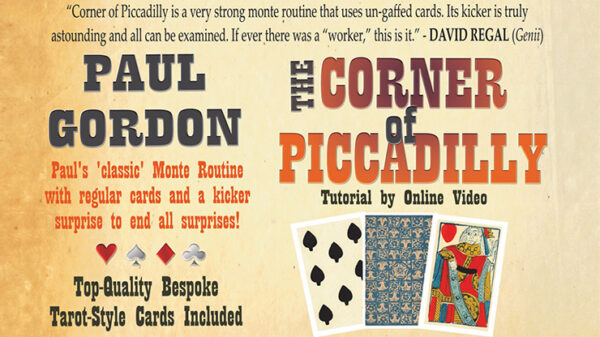 The Corner of Piccadilly (Tarot Size plus online instruction) by Paul Gordon