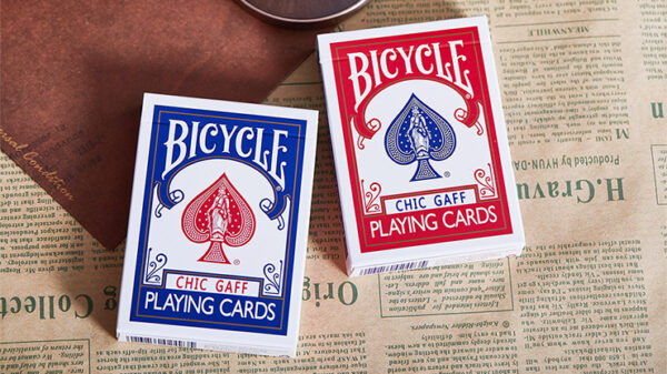 Bicycle Chic Gaff (Blue) Playing Cards by Bocopo