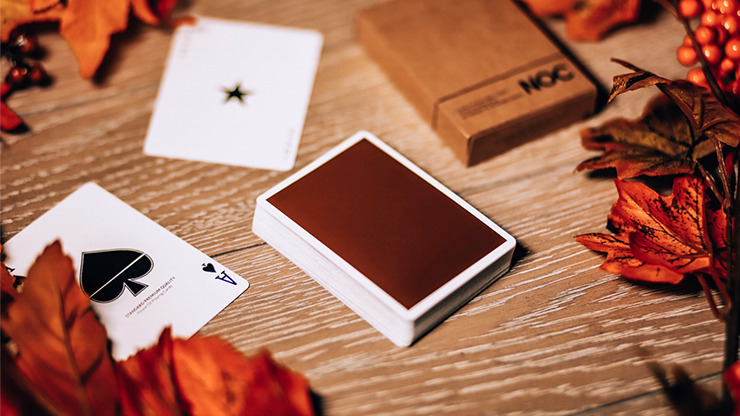 NOC on Wood (Brown) Playing Cards