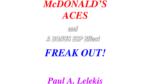 McDonald's Aces and Freak Out by Paul A. Lelekis Mixed Media DOWNLOAD