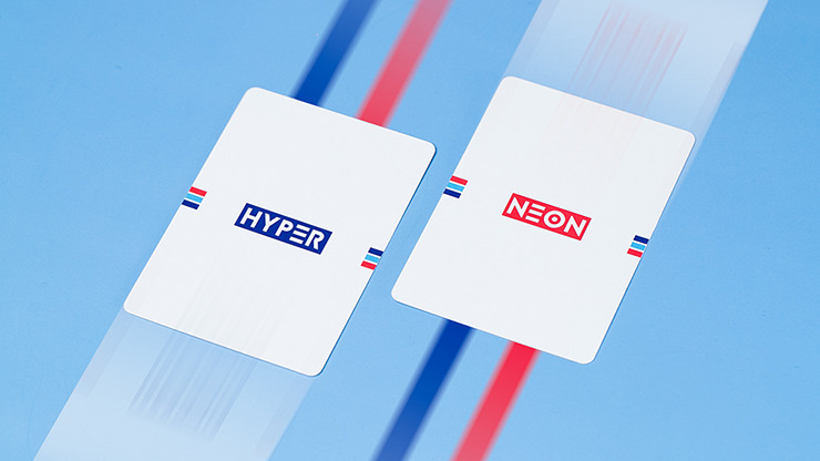 HYPER NEON Playing Cards by Riffle Shuffle