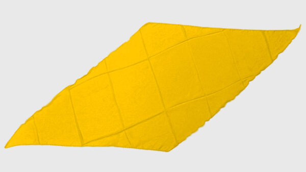 Diamond Cut Silk 18 inch (Yellow) by Magic by Gosh-Trick