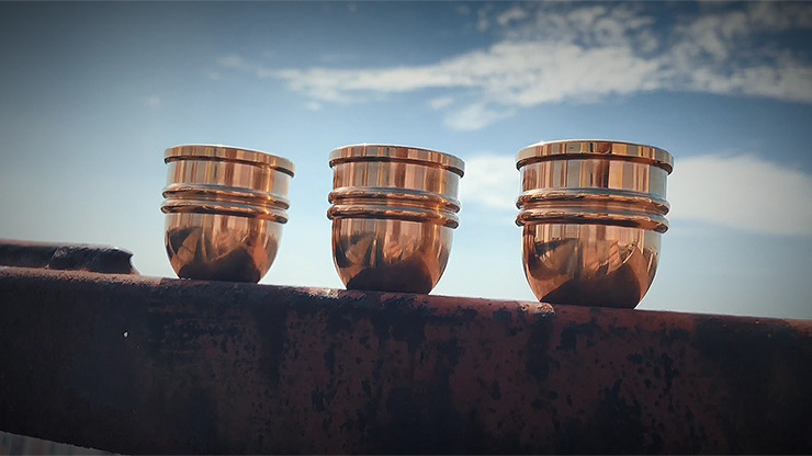 Mini Cups and Balls (Brass) by Secret Factory - Image 3