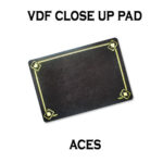 VDF Close Up Pad with Printed Aces (Black) by Di Fatta Magic
