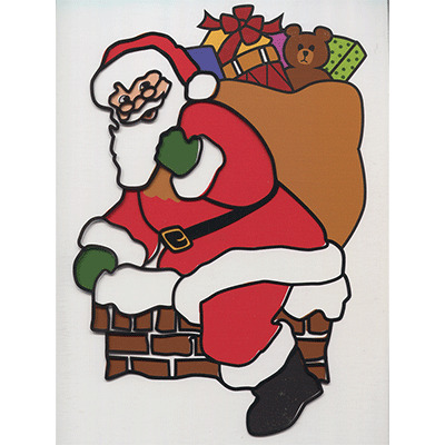 Instant Art insert (Santa in Chimney)by Ickle Pickle Magic