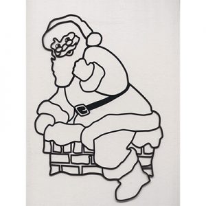 Instant Art insert (Santa in Chimney)by Ickle Pickle Magic