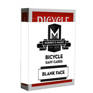 Blank Face Bicycle Cards (Red)