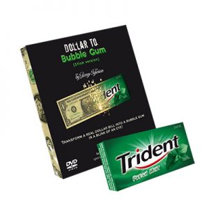 Dollar to Bubble Gum (Trident) by Twister Magic